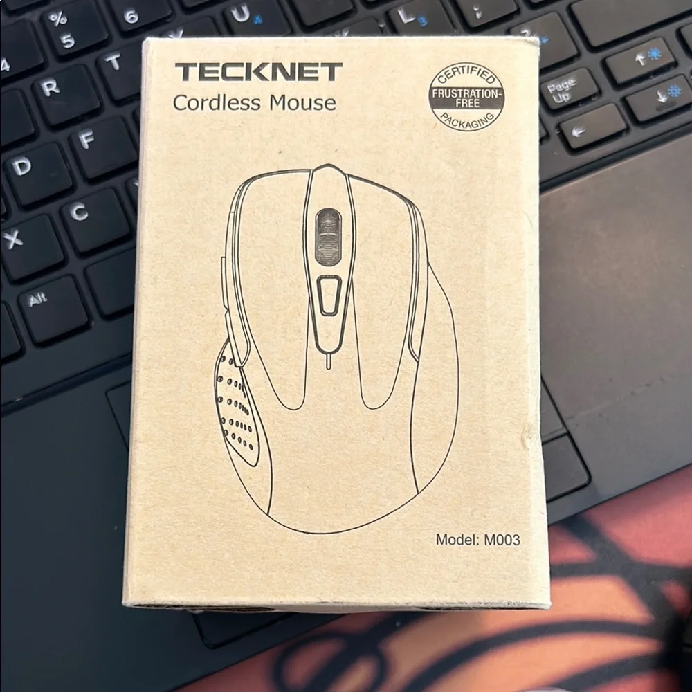 Technet wireless purple mouse